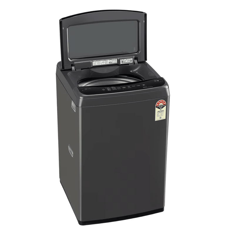 LG 7.5 kg 5 Star Inverter Fully Automatic Top Load Washing Machine (T75VBMB1S.ABMQEIL, In-Built Heater, Middle Black)