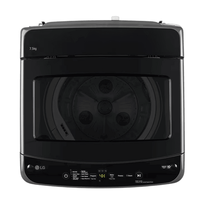 LG 7.5 kg 5 Star Inverter Fully Automatic Top Load Washing Machine (T75VBMB1S.ABMQEIL, In-Built Heater, Middle Black)