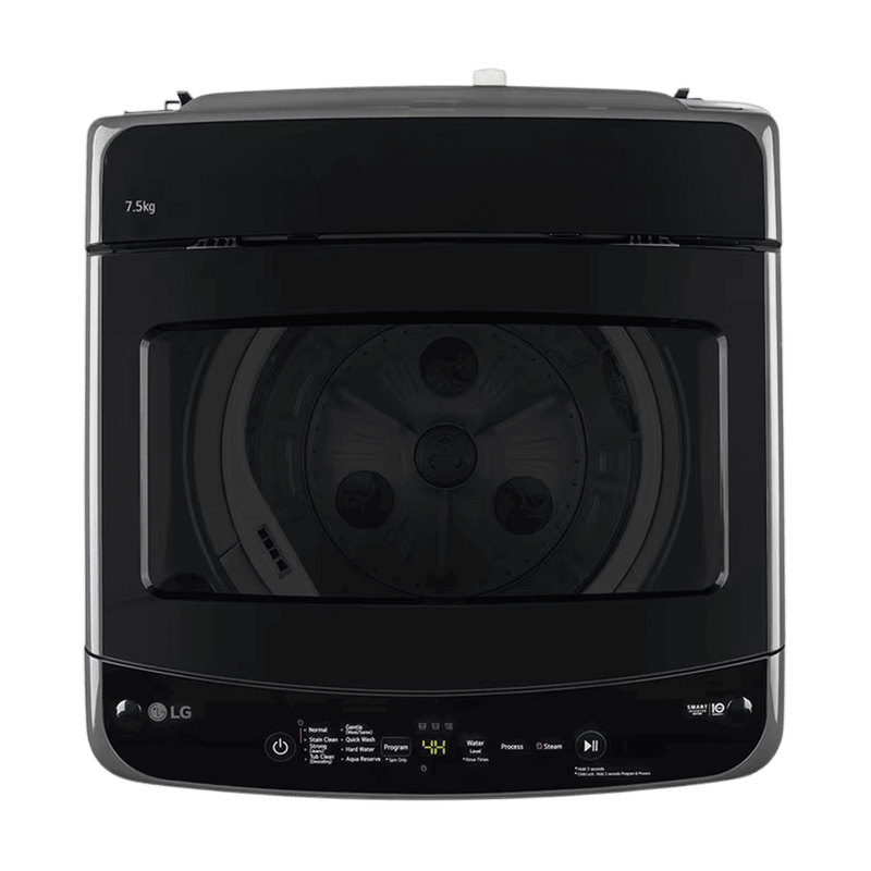 LG 7.5 kg 5 Star Inverter Fully Automatic Top Load Washing Machine (T75VBMB1S.ABMQEIL, In-Built Heater, Middle Black)