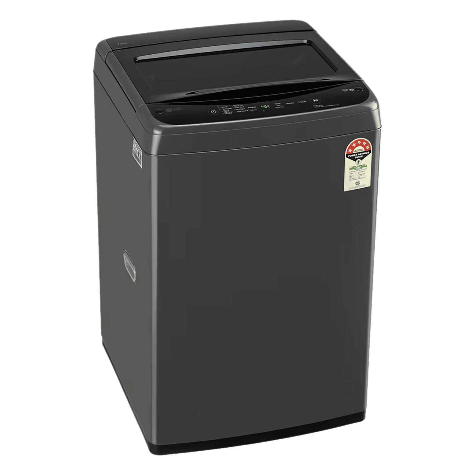 LG 7.5 kg 5 Star Inverter Fully Automatic Top Load Washing Machine (T75VBMB1S.ABMQEIL, In-Built Heater, Middle Black)