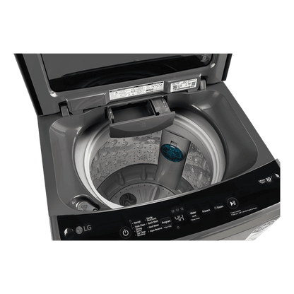 LG 7.5 kg 5 Star Inverter Fully Automatic Top Load Washing Machine (T75VBMB1S.ABMQEIL, In-Built Heater, Middle Black)