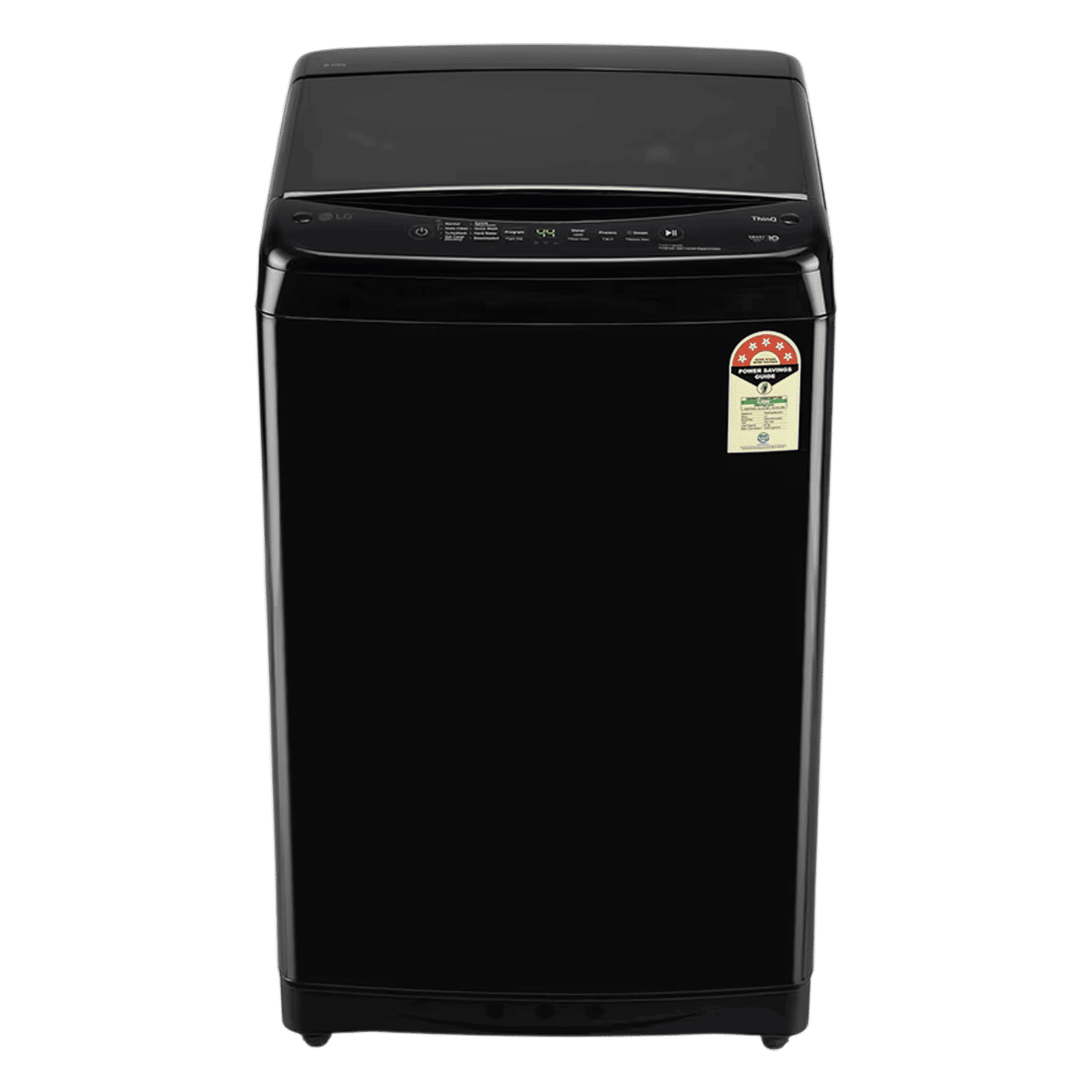 LG 8 kg 5 Star Wi-Fi Inverter Fully Automatic Top Load Washing Machine (T80V4OB1S.ANBQEIL, In-Built Heater, Onyx Black)