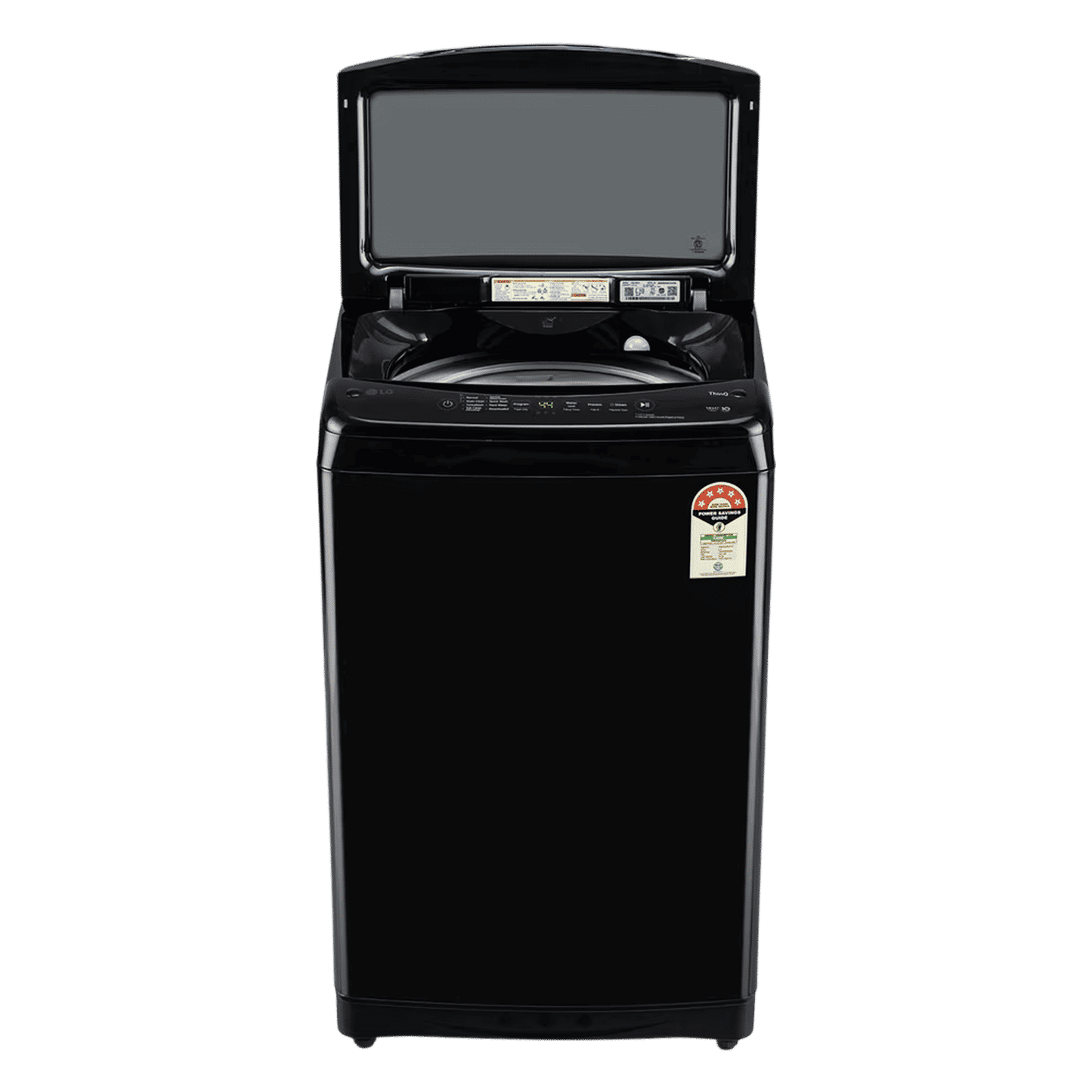 LG 8 kg 5 Star Wi-Fi Inverter Fully Automatic Top Load Washing Machine (T80V4OB1S.ANBQEIL, In-Built Heater, Onyx Black)