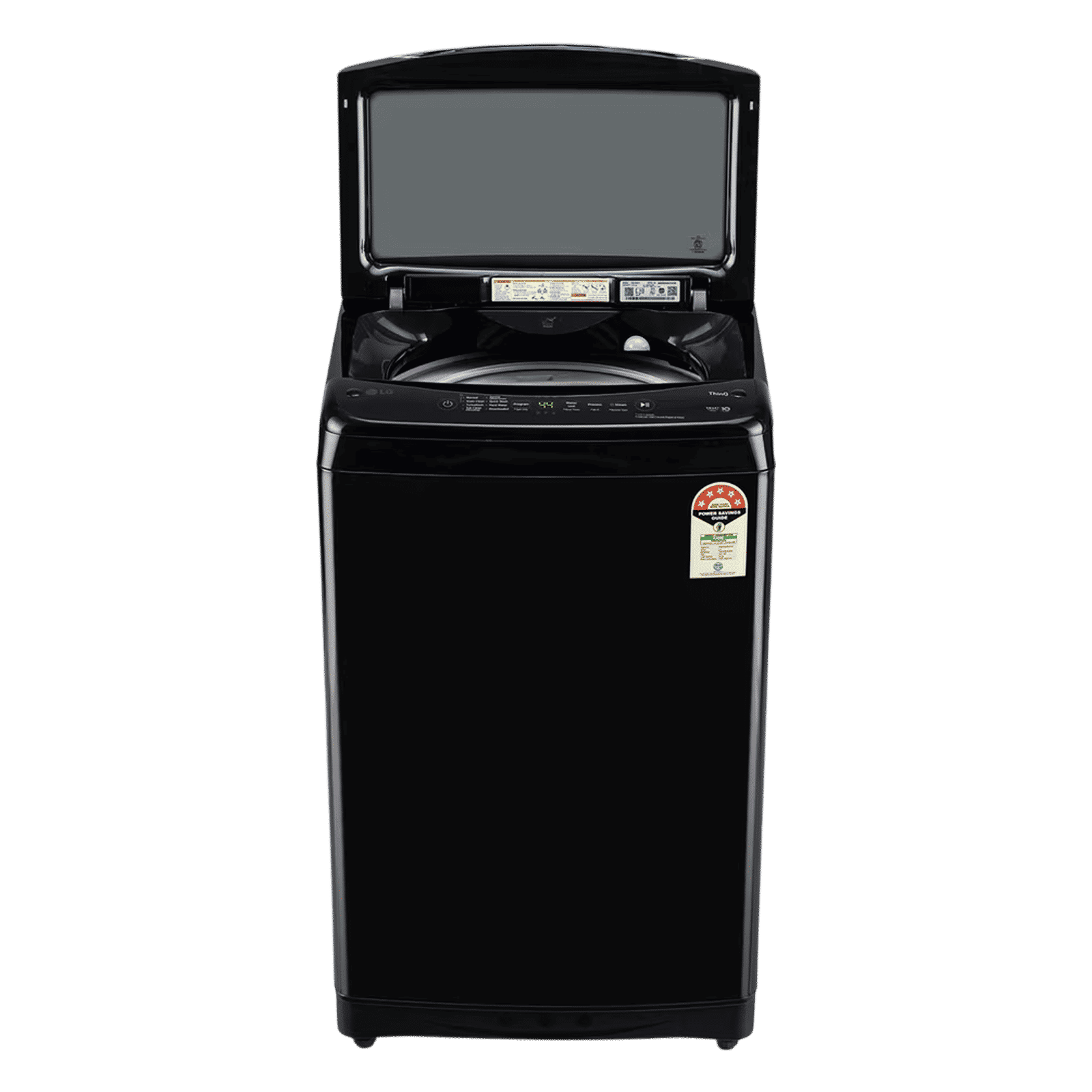 LG 8 kg 5 Star Wi-Fi Inverter Fully Automatic Top Load Washing Machine (T80V4OB1S.ANBQEIL, In-Built Heater, Onyx Black)