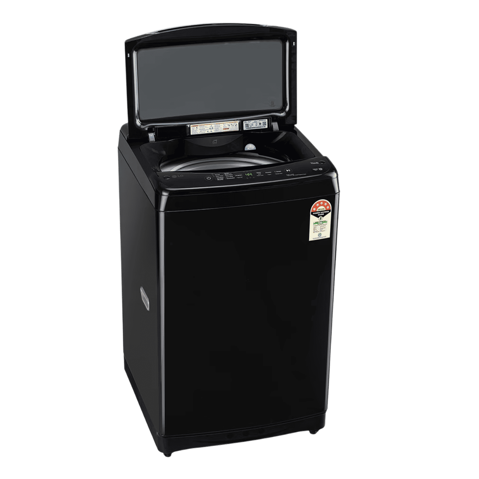 LG 8 kg 5 Star Wi-Fi Inverter Fully Automatic Top Load Washing Machine (T80V4OB1S.ANBQEIL, In-Built Heater, Onyx Black)