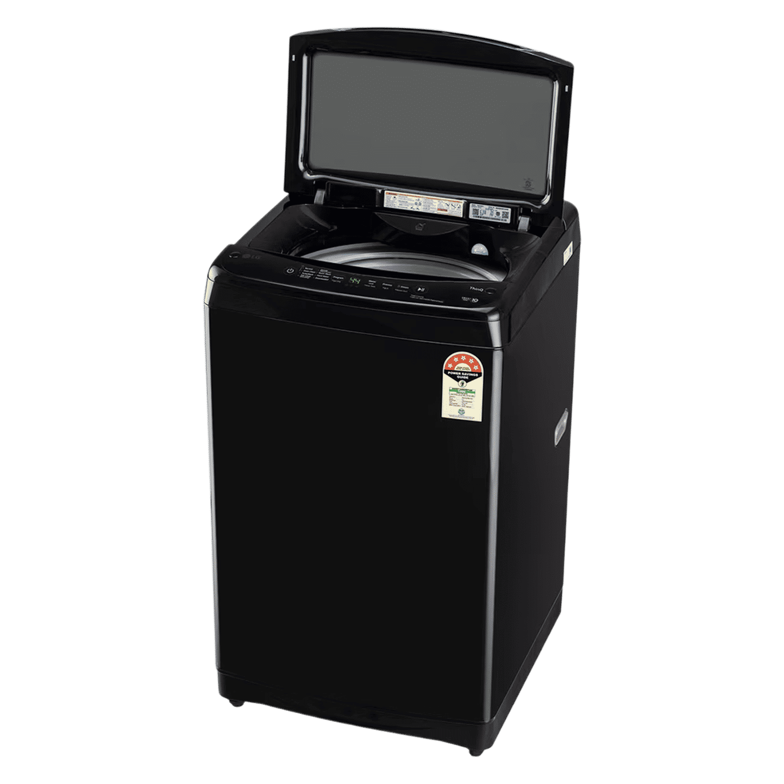 LG 8 kg 5 Star Wi-Fi Inverter Fully Automatic Top Load Washing Machine (T80V4OB1S.ANBQEIL, In-Built Heater, Onyx Black)