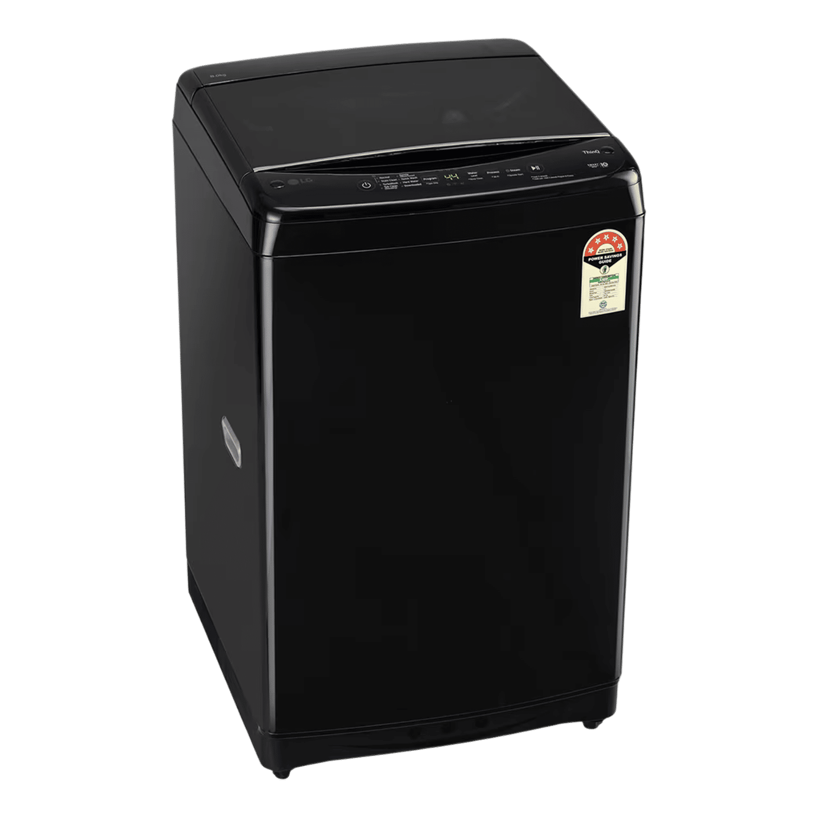 LG 8 kg 5 Star Wi-Fi Inverter Fully Automatic Top Load Washing Machine (T80V4OB1S.ANBQEIL, In-Built Heater, Onyx Black)