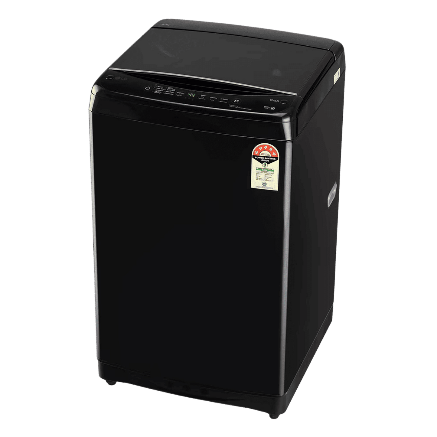LG 8 kg 5 Star Wi-Fi Inverter Fully Automatic Top Load Washing Machine (T80V4OB1S.ANBQEIL, In-Built Heater, Onyx Black)