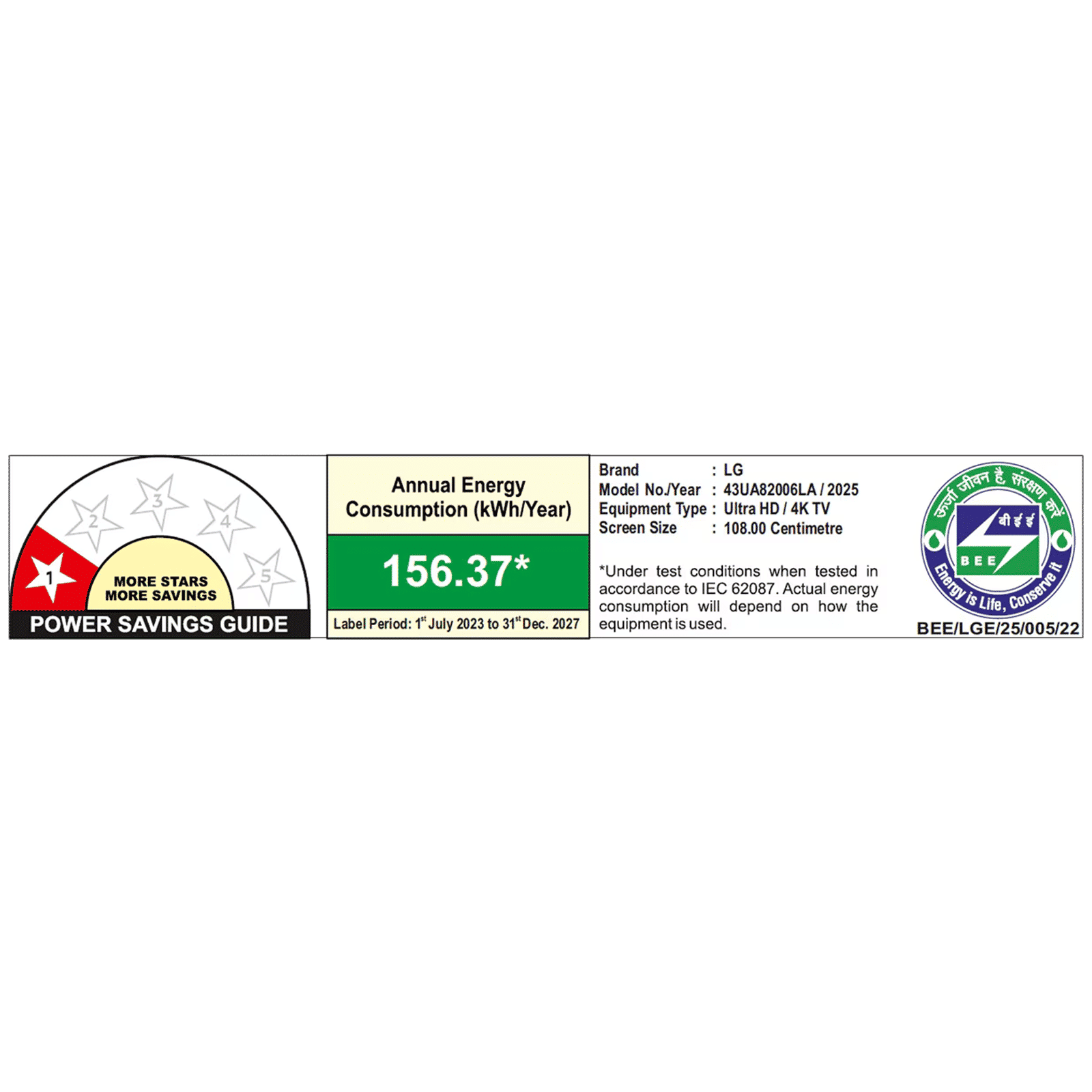 LG UA8200 108 cm (43 inch) 4K Ultra HD Smart WebOS TV with Dolby Atmos (2025 Model)