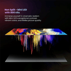 Haier M80F 189 cm (75 inch) 4K Ultra HD Mini LED Google TV with Google Assistant Support (2025 model)