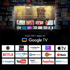 Haier M80F 189 cm (75 inch) 4K Ultra HD Mini LED Google TV with Google Assistant Support (2025 model)