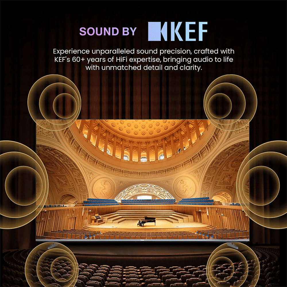 Haier M80F 189 cm (75 inch) 4K Ultra HD Mini LED Google TV with Google Assistant Support (2025 model)