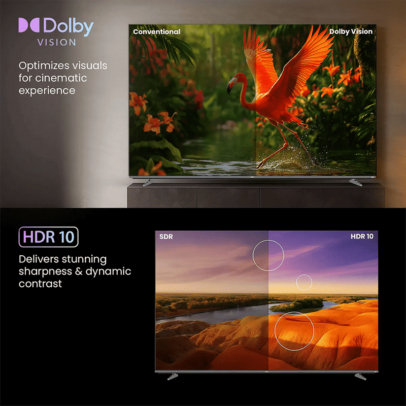 Haier M80F 189 cm (75 inch) 4K Ultra HD Mini LED Google TV with Google Assistant Support (2025 model)