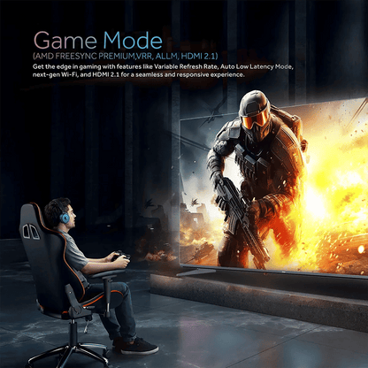 Haier M80F 189 cm (75 inch) 4K Ultra HD Mini LED Google TV with Google Assistant Support (2025 model)