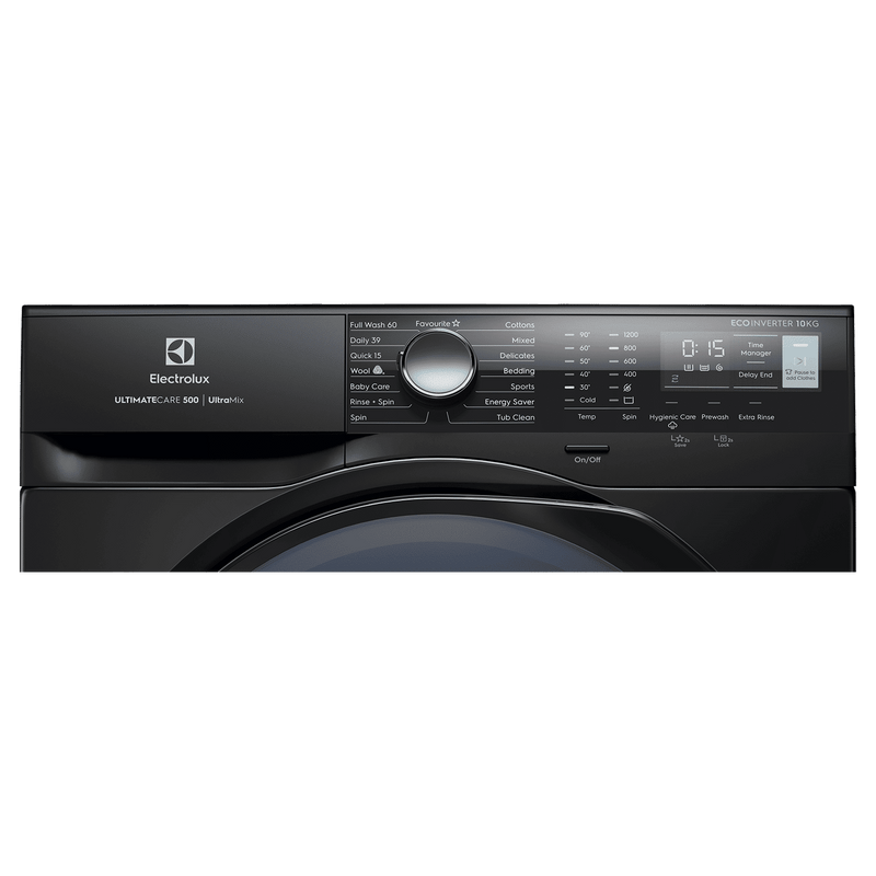 Electrolux 10 kg 5 Star Inverter Fully Automatic Front Load Washing Machine (UltimateCare 500, EWF1024R5SB, Woolmark Approved Cycle, Dark Silver)