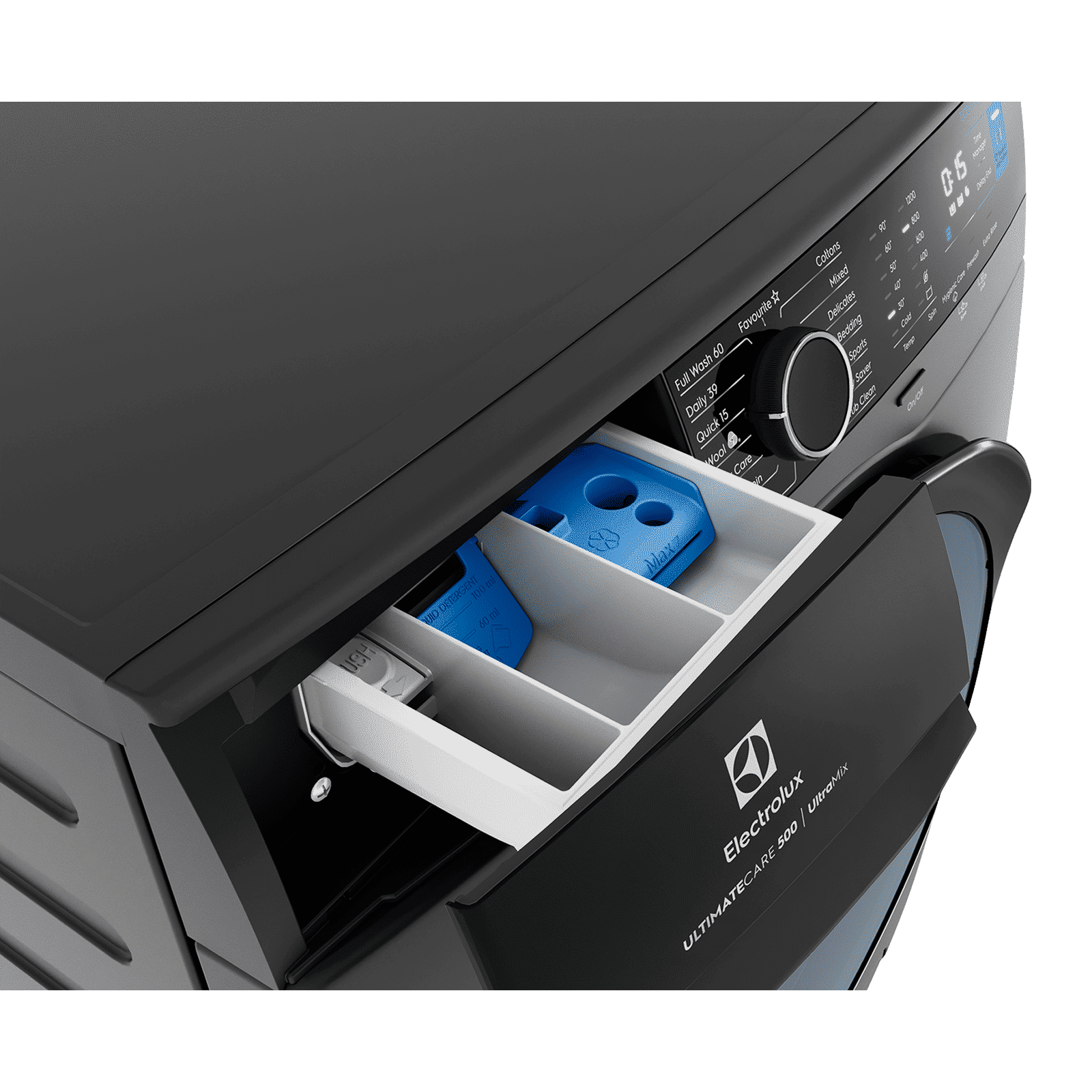 Electrolux 10 kg 5 Star Inverter Fully Automatic Front Load Washing Machine (UltimateCare 500, EWF1024R5SB, Woolmark Approved Cycle, Dark Silver)