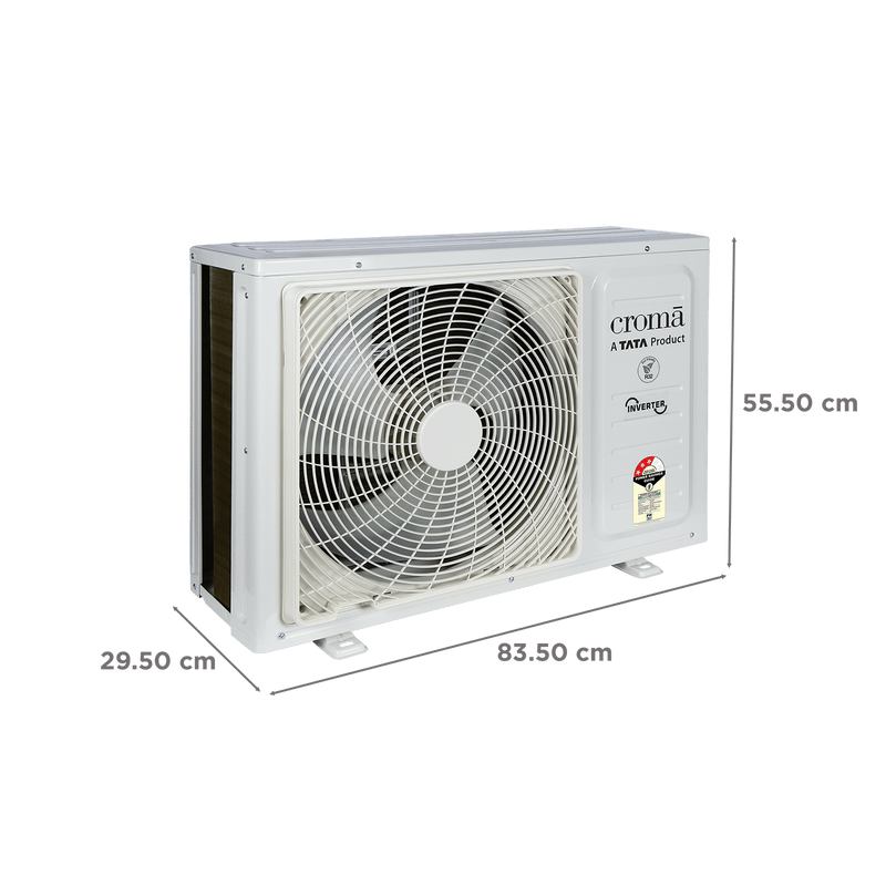 Croma 7 in 1 Convertible 1.5 Ton 3 Star Inverter Split AC CRLA018IND342404