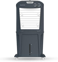 Crompton Zelus DAC Desert Air Cooler- 43L, with Everlast Pump, 4-Way Air Deflection and Honeycomb Pads, Grey, (ACGC-ZELUSDAC43)