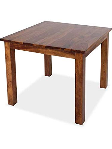 SHEESHAM Wood 4 Seater Dining Set (Honey Finish) Dining Table Set | 4 Seater Dining Table Wooden | Wooden Dinin