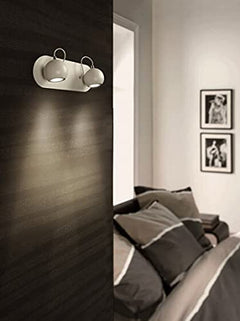Philips Aspire Double Round Spot Light -(White)