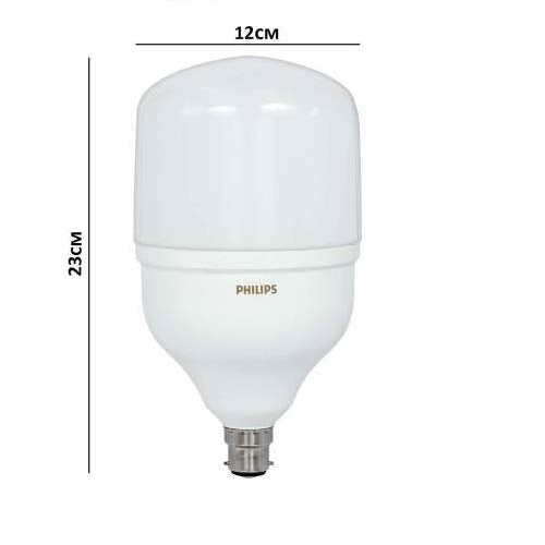 Philips Stellar Bright Base B22 40-Watt LED Bulb (Pack of 2, Cool Day Light)