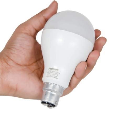Philips B22 Stellar Bright Cool Day LED Bulb (18W, Pack of 4, White)