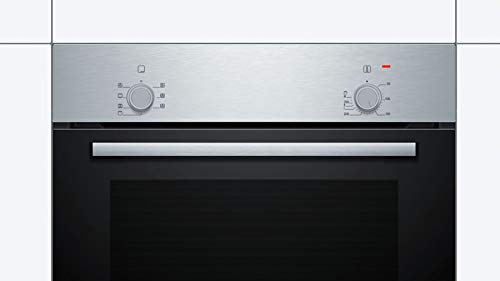 Bosch Serie | 2 60 cm 66 L Stainless Steel Built In Convection OvenHBF010BR0Z (Steel/Black)
