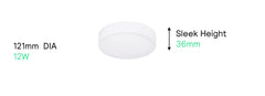 Philips LED Glow Surface Downlight Metal Body, Trim Less Sleek and Energy-efficient Surface Mount Light (4000K - Natural White, B0FLQ5P3D3)