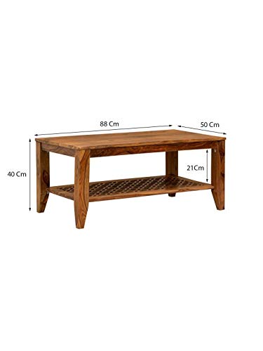 Coffee Table for Living Room | Center Table | Carved NET Coffee Table | Provincial Teak Finish