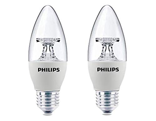 Philips 4W e27 LED Warm White Lamp, Pack of 2, (929002420113_2)