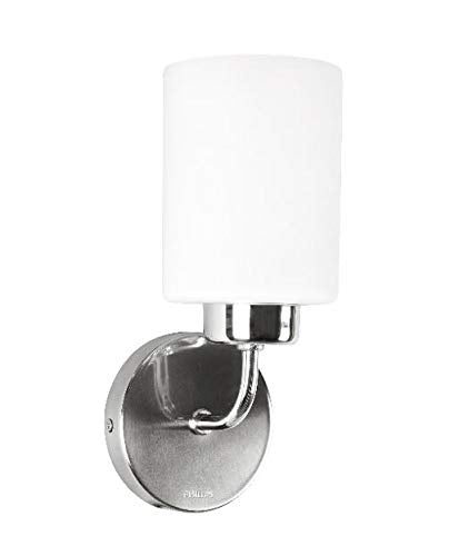 Philips E27 Base Blush Single Head Wall Light (58185, Chrome)