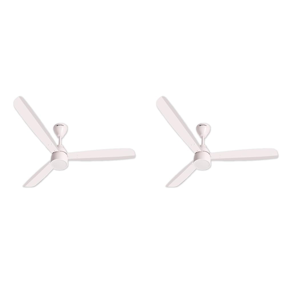 atomberg Renesa Prime 1200mm BLDC Ceiling Fan Compatible with Regulators | Without Remote | BEE 5 star Rated Energy Efficient Ceiling Fan | High Air Delivery with LED Indicator (Gloss White)