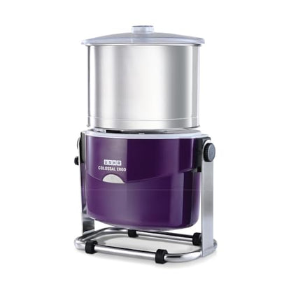 USHA Colossal Ergo Easy-Tilt Wet Grinder| 2L, 150W, 100% Copper Motor with Dual Flow Breaker, Stainless Steel Drum and Accessories| 10 Year Motor Warranty (Magenta)