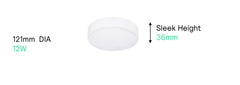 Philips LED Glow Surface Downlight Metal Body, Trim Less Sleek and Energy-efficient Surface Mount Light (3000k - Warm white, B0FLQ9MFMF)