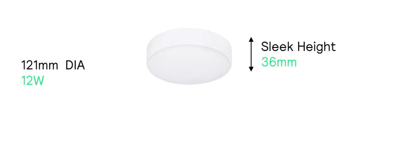 Philips LED Glow Surface Downlight Metal Body, Trim Less Sleek and Energy-efficient Surface Mount Light (3000k - Warm white, B0FLQ9MFMF)