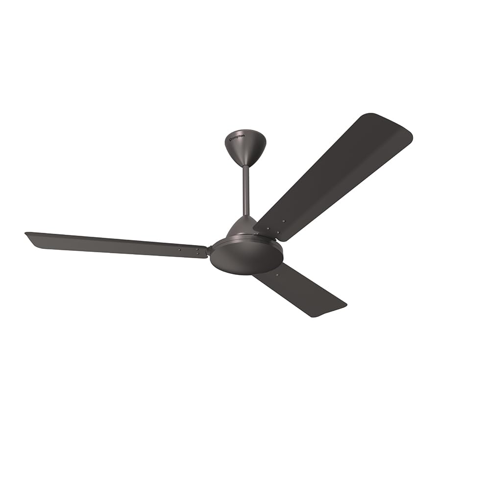 Crompton Jura Prime 1200 mm Decorative Ceiling Fan | BEE Star Rated Energy Efficient | High Speed | Anti-Dust | Active Power Technology | 2 Year Manufacturer Warranty | Amber