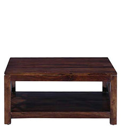 Solid Wood Coffee Table in Provincial Teak Finish Kryss Solid Wood Coffee Table in Provincial Teak Finish
