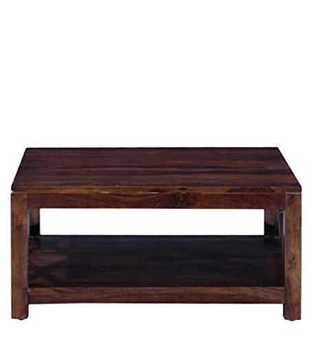 Solid Wood Coffee Table in Provincial Teak Finish Kryss Solid Wood Coffee Table in Provincial Teak Finish