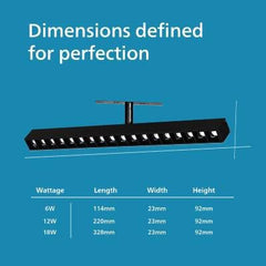 Philips 18W Warm White Tilt & Rotatable LED Spot Light