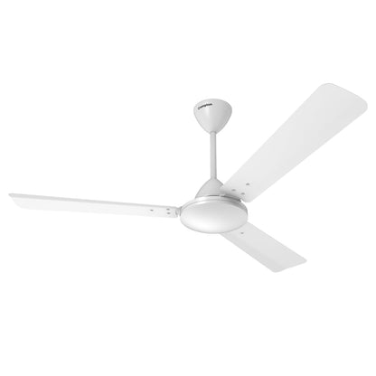 Crompton Jura Prime 1200 mm (48 inch) High Speed Decorative Ceiling Fan with Anti Dust Technology (Conch Cream) Star rated energy efficient fans