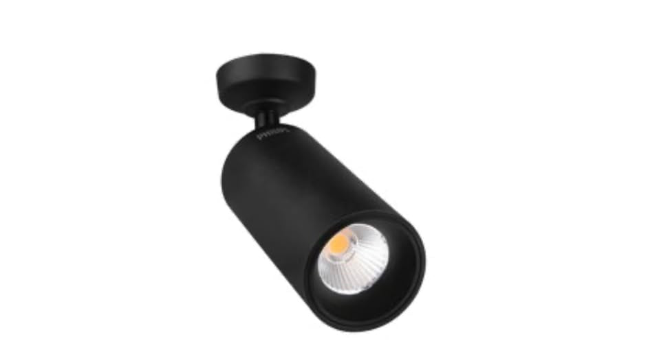 Philips 10W FlexSpot LED Surface Black Warm white-3000k