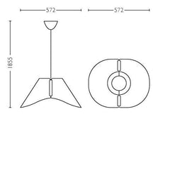 Philips 60W Pendant Light (4095031PN, White)