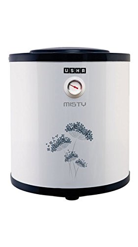 Usha Misty 15-litres 2000-Watt 5 Star Storage Water Heater (Twinkling Grey) With Free Installation