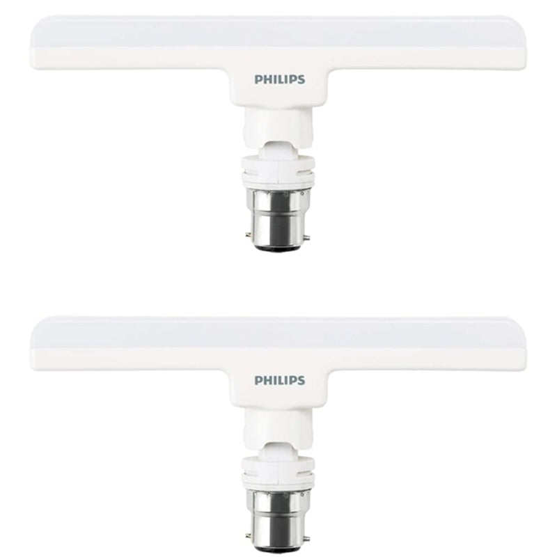 Philips Stellar Bright 20-watt LED T-Bulb, Base B22 (Crystal White) - Pack of 2