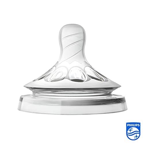Philips Avent Natural Response 3.0 Bottle Teat- 2 x Baby Bottle Flow 3 Teats for Newborn Babies, 0+ Months (SCF042/27)