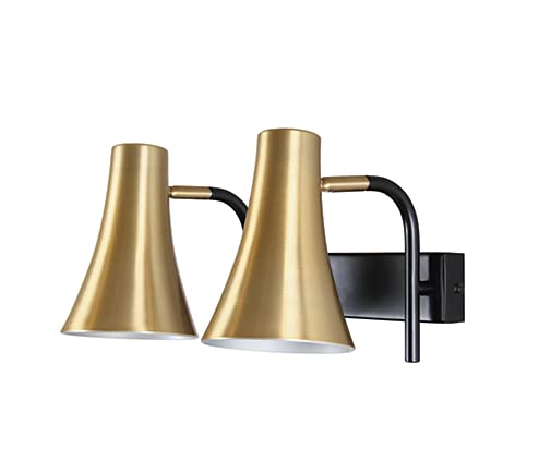 Philips 58145 Jazz Double Wall Light, Gold