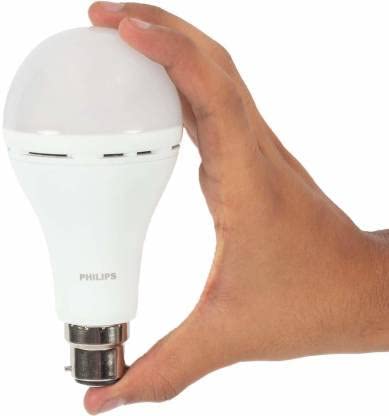 Philips Inverter Bulb 9-9-12 Watt Combo Rechargeable Emergency LED Bulb for Home, Cool Daylight (Pack of 3)
