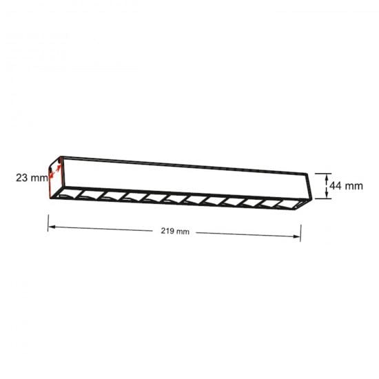Philips Webber 12W Spot Blade NW - Magnetic Track Light for Modern Interiors, 48V DC, Natural White