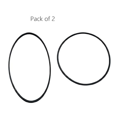 Rubber Cooker Gasket Combo Set 2 Pressure Cookers Suitable For (3LITRE) Allpressure (Cooker Gasket Combo Set 2) Hawkins Pressure Cooker Not Support, Black
