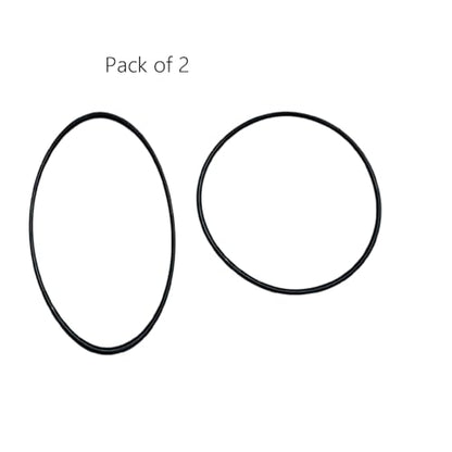 Rubber Cooker Gasket Combo Set 2 Pressure Cookers Suitable For (3LITRE) Allpressure (Cooker Gasket Combo Set 2) Hawkins Pressure Cooker Not Support, Black
